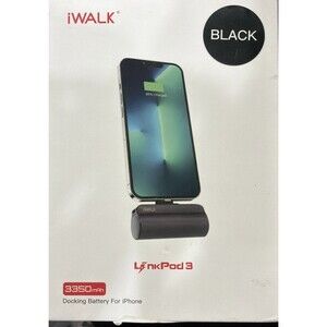 New -- iWALK Portable Charger, LinkPod 3 Pro MFI certified 3500mAh Power Bank